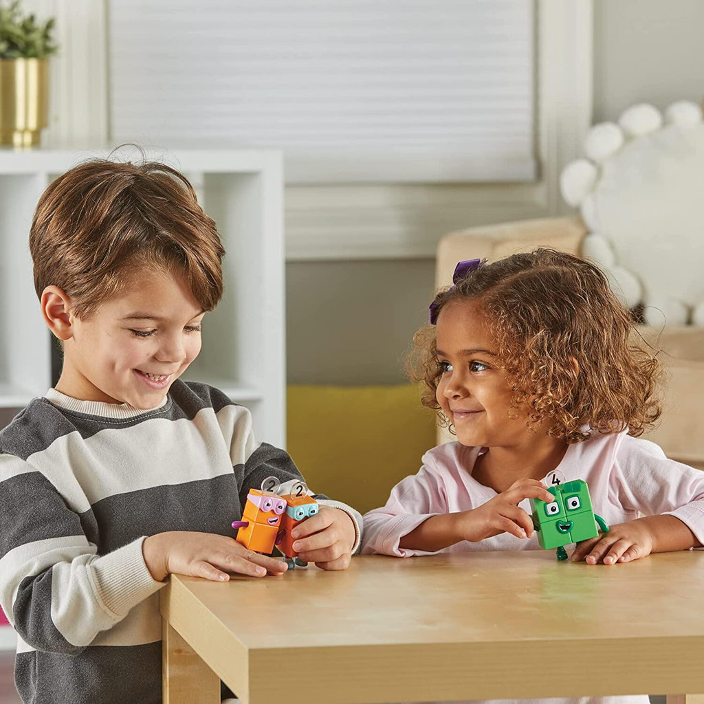 SET FIGURINE NUMBERBLOCKS - PATRU & TERIBILII DOI - HAND2MIND (HM95355-UK) - Libelula Vesela - Jucarii