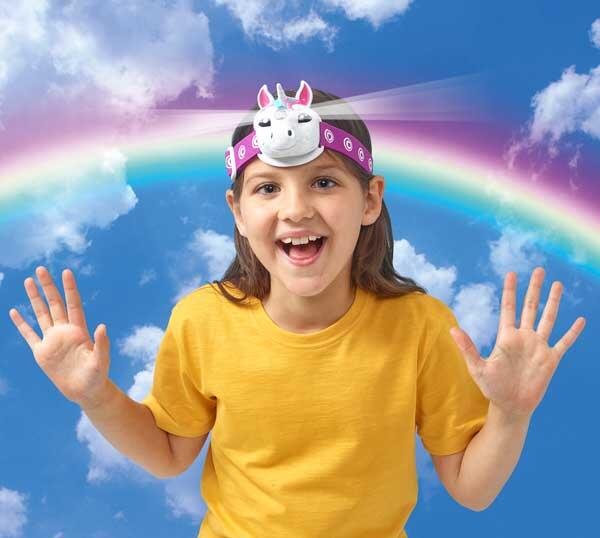 LANTERNA DE CAP UNICORN - BRAINSTORM (E2074) - Libelula Vesela - Jucarii