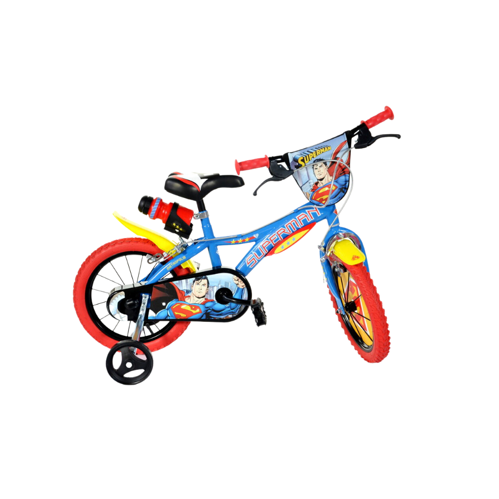 BICICLETA COPII 16" SUPERMAN - DINO BIKES (616-SM) - Libelula Vesela - Jucarii