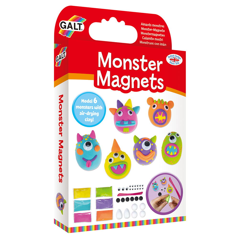 SET CREATIV - MAGNETI CU MONSTRULETI - GALT (1005422) - Libelula Vesela - Jucarii