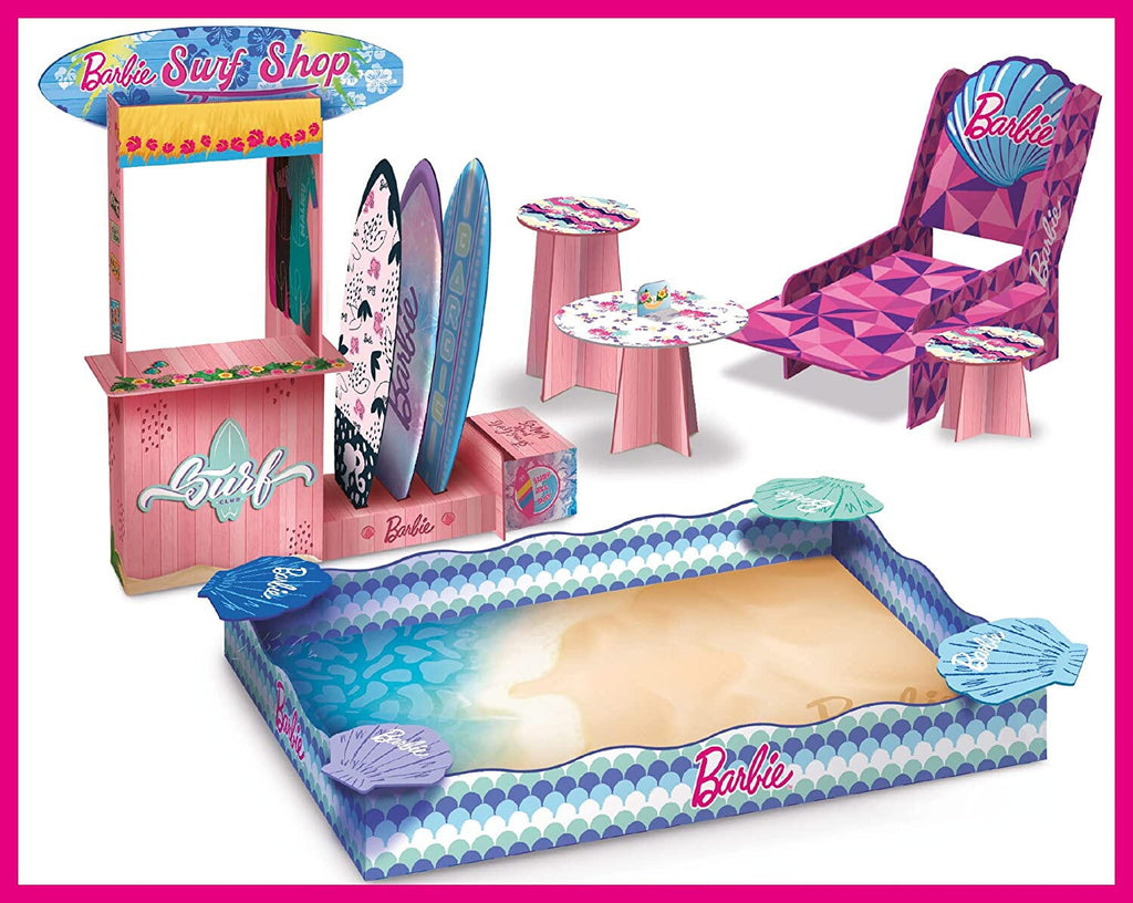 SET CREATIV - BARBIE LA PLAJA - LISCIANI (L91966) - Libelula Vesela - Jucarii