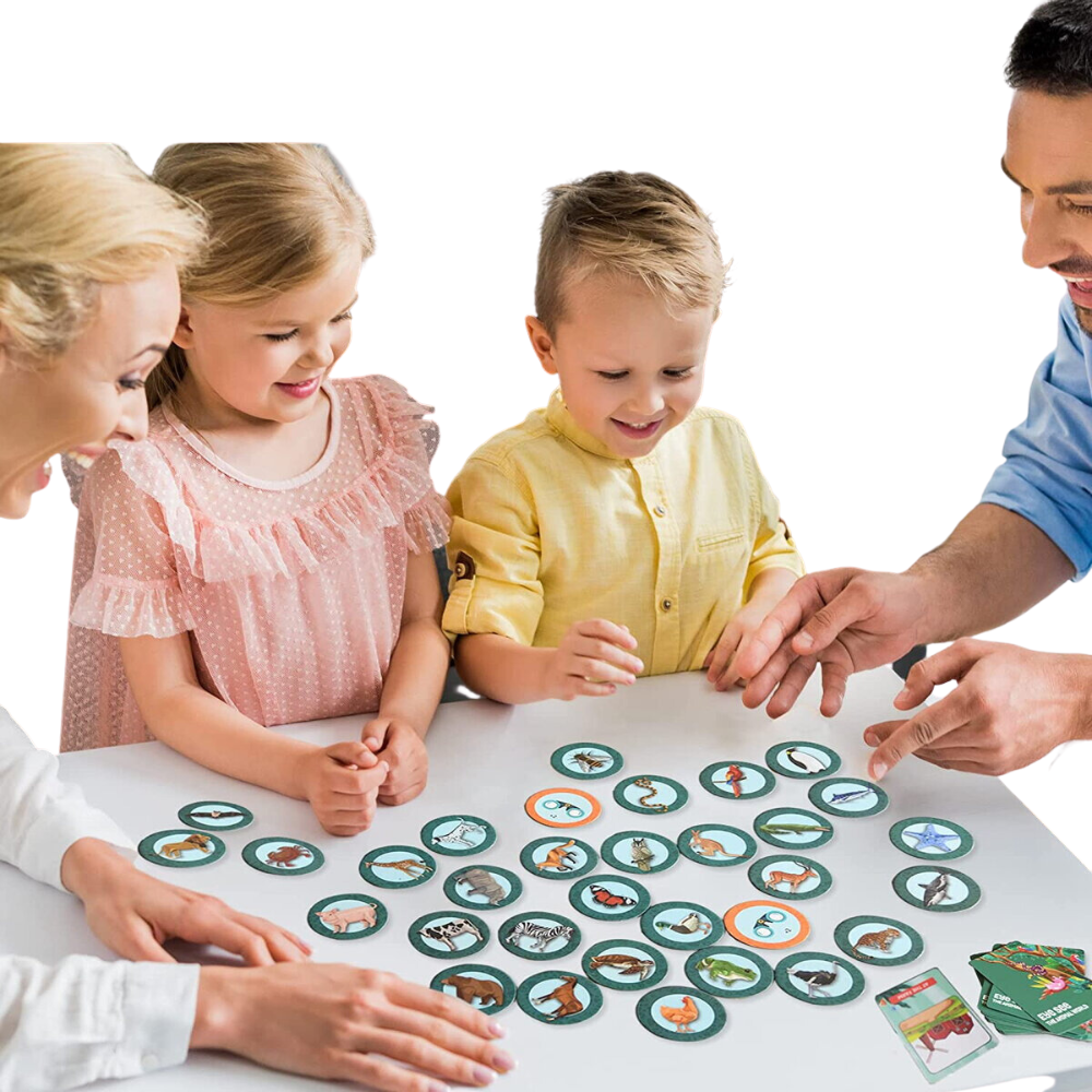 JOC DE LOGICA - EU VAD - LUMEA ANIMALELOR - CHALK AND CHUCKLES (CCPPL102) - Libelula Vesela - Jucarii