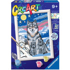 PICTURA PE NUMERE - FAMILIE DE LUPI - RAVENSBURGER (20044) - Libelula Vesela - Jucarii