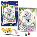 PICTURA PE NUMERE - KOALA CU PUI - RAVENSBURGER (20050) - Libelula Vesela - Jucarii