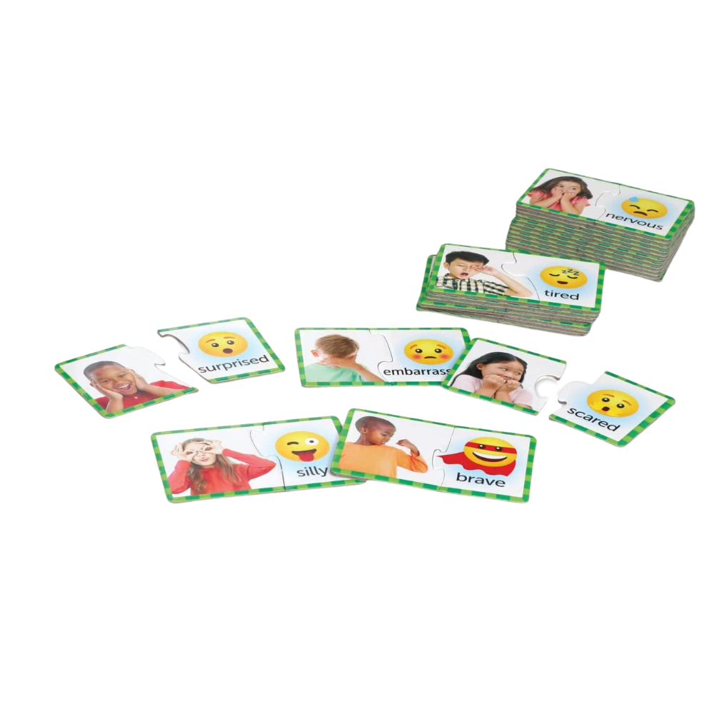 PUZZLE DUO - EMOTII SI SENTIMENTE - LEARNING RESOURCES (LER6091) - Libelula Vesela - Jucarii