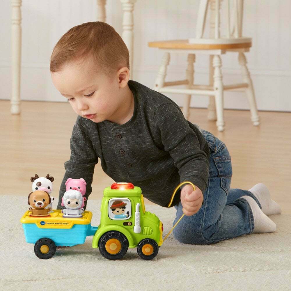 TRACTOR CU ANIMALE - VTECH (533003) - Libelula Vesela - Jucarii