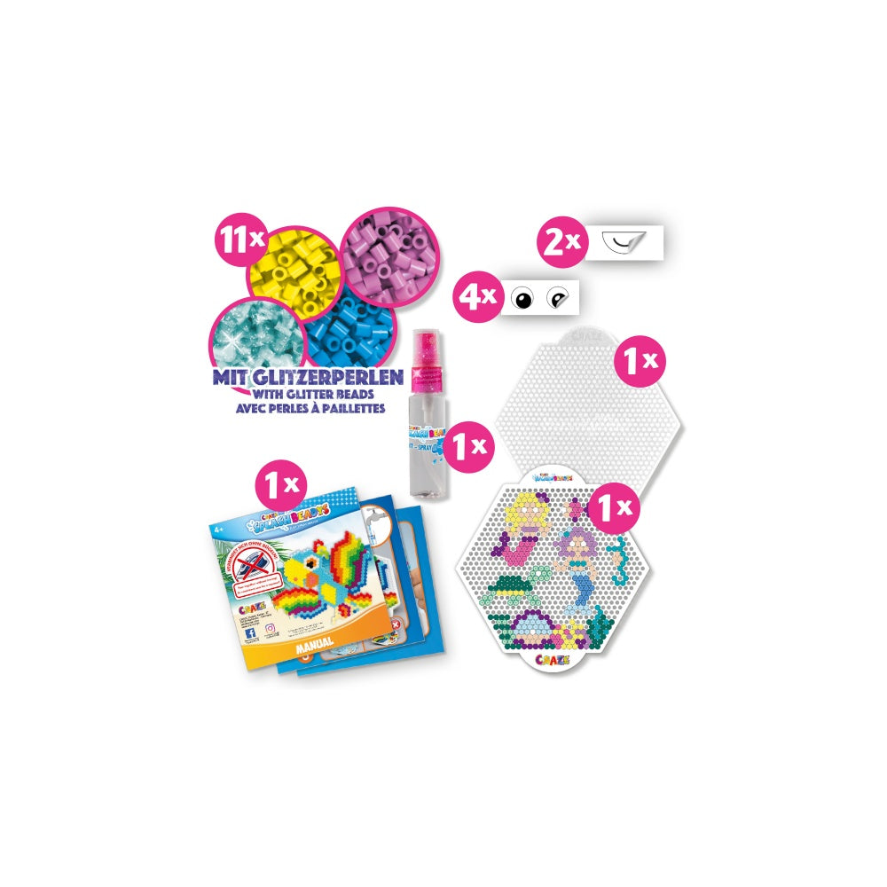 SET CREATIE MARGELE - SIRENE - CRAZE (CRZ20609) - Libelula Vesela - Jucarii