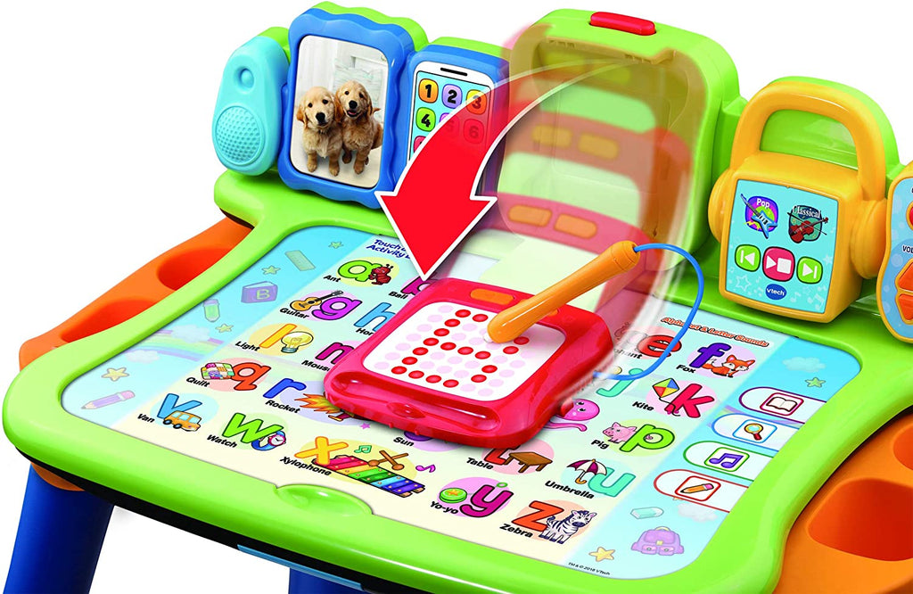 4 IN 1 MASA CU ACTIVITATI - VTECH (195803) - Libelula Vesela - Jucarii