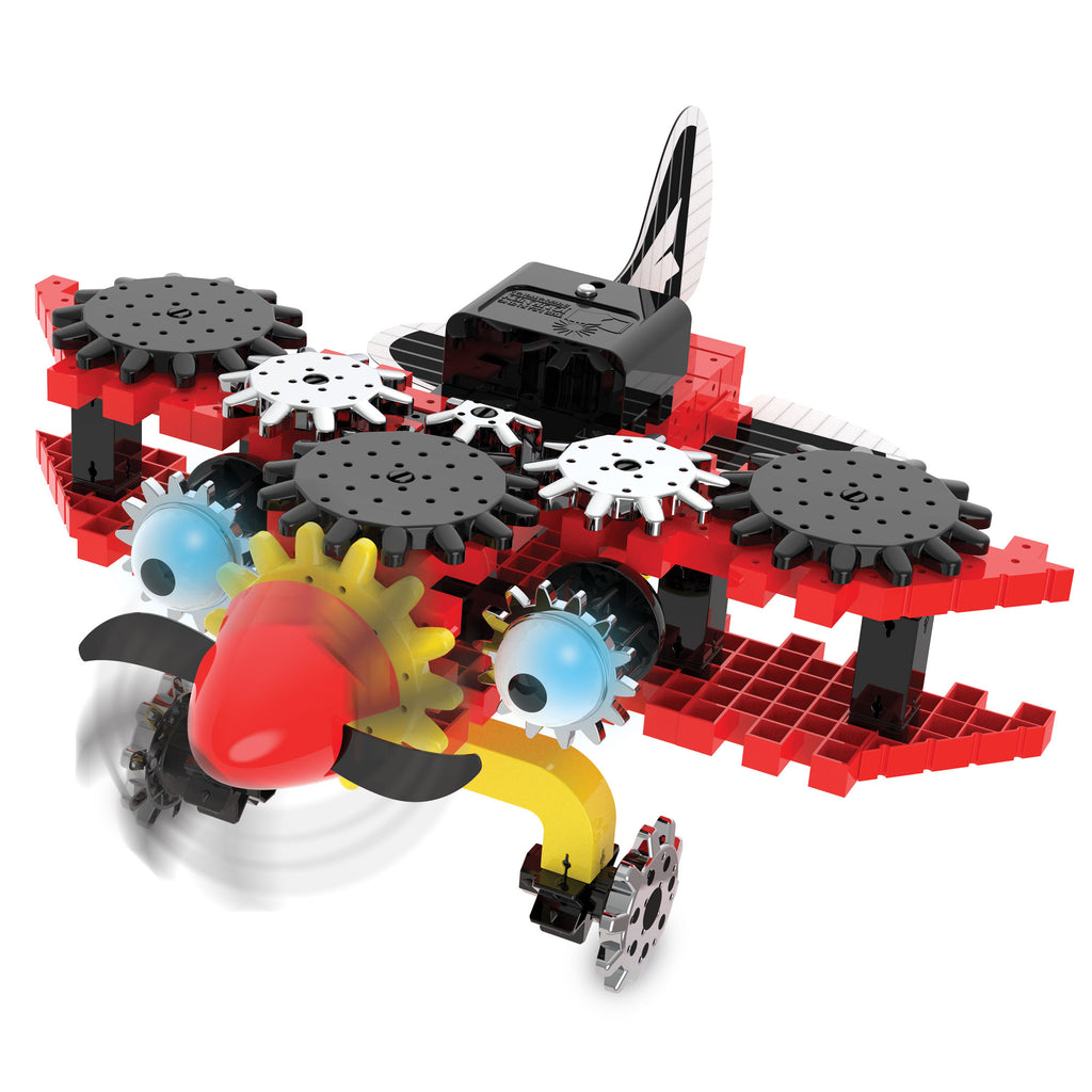 JOC DE CONSTRUCTIE - BIPLAN - THE LEARNING JOURNEY (TLJ210536) - Libelula Vesela - Jucarii