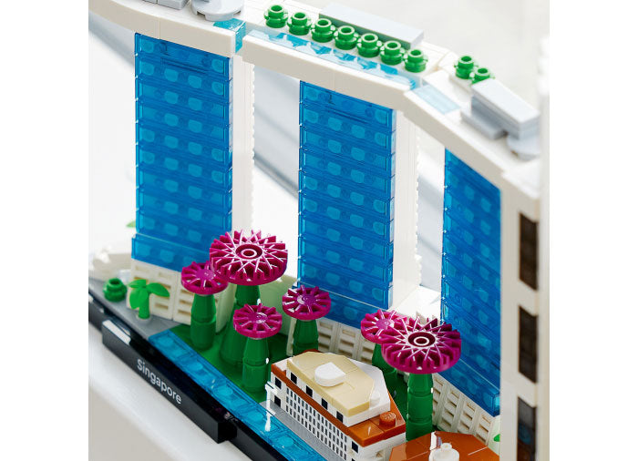 SINGAPORE - LEGO ARCHITECTURE - LEGO (21057) - Libelula Vesela - Jucarii