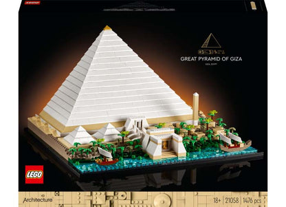 MAREA PIRAMIDA DIN GIZA -  LEGO ARCHITECTURE (21058) - Libelula Vesela - Jucarii