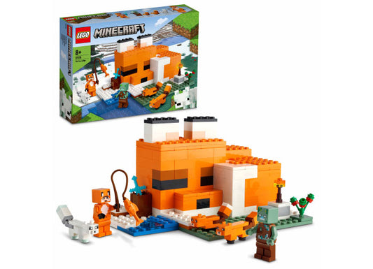 CASA IN FORMA DE VULPE LEGO MINECRAFT - LEGO (21178) - Libelula Vesela - Jucarii