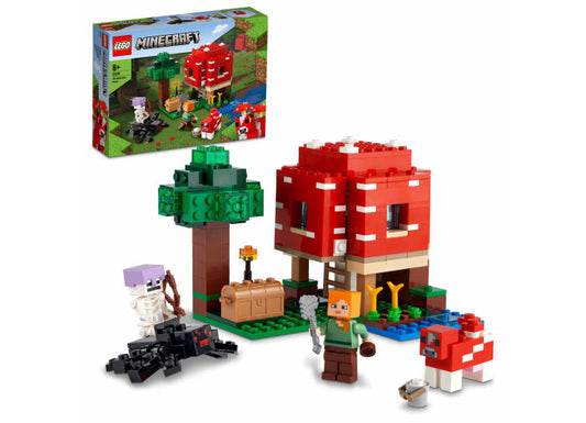 CASA CIUPERCA LEGO MINECRAFT - LEGO (21179) - Libelula Vesela - Jucarii