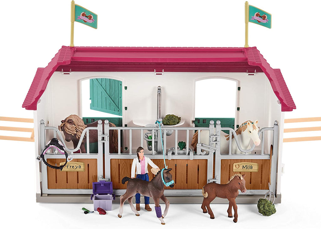 VIZITA VETERINARULUI LA GRAJDURI - SCHLEICH (72147) - Libelula Vesela - Jucarii