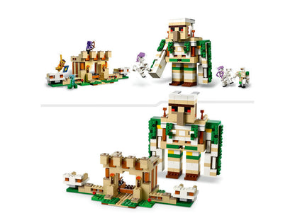 FORTAREATA GOLEMUL DE FIER - LEGO MINECRAFT - LEGO (21250) - Libelula Vesela - Jucarii