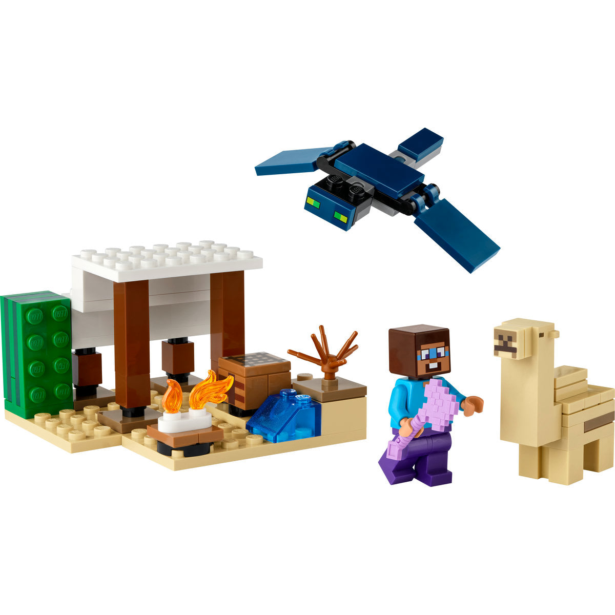 EXPEDITIA LUI STEVE IN DESERT - LEGO MINECRAFT - LEGO (21251) - Libelula Vesela - Jucarii