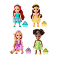 DISNEY PRINCESS - PAPUSA CU SCLIPICI SI PIEPTENE, 15 CM - JAKKS PACIFIC (218624) - Libelula Vesela - Jucarii