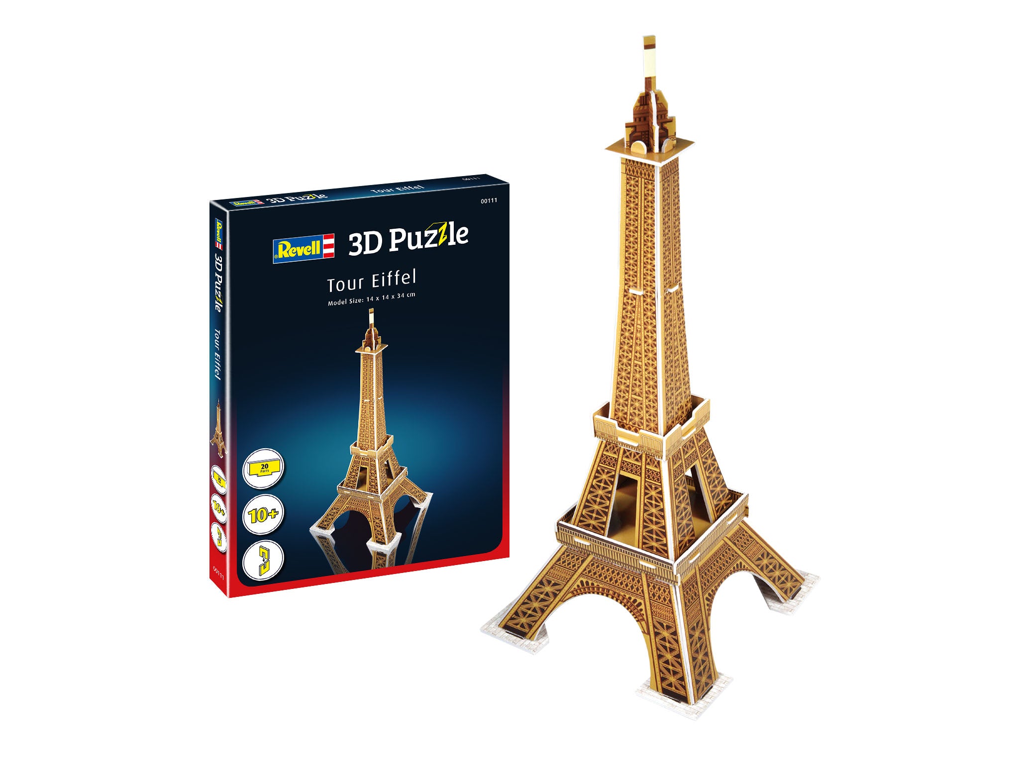 3D PUZZLE EIFFEL TOWER - REVELL (RV111) - Libelula Vesela - Jucarii