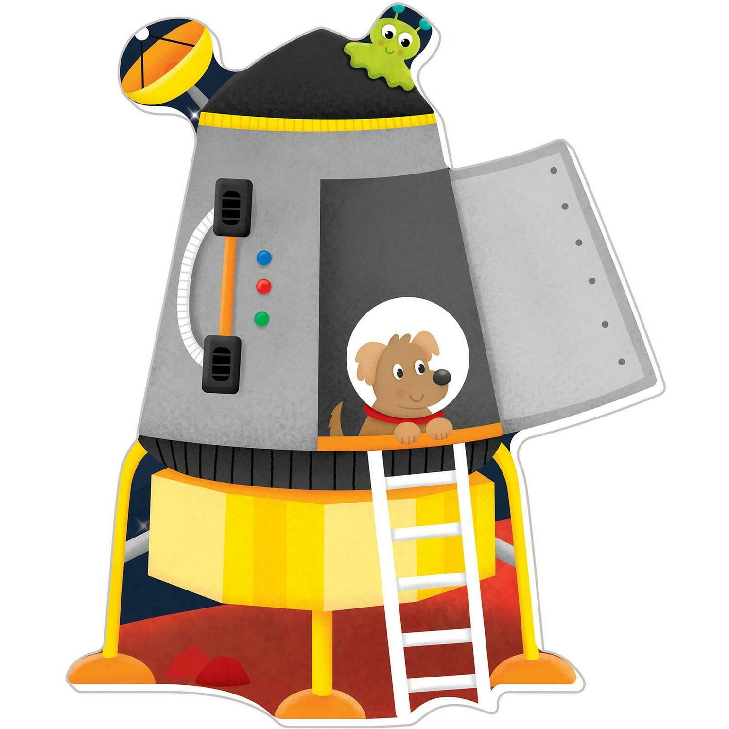 PUZZLE DE PODEA - SPATIUL COSMIC (30 PIESE) - GALT (1005413) - Libelula Vesela - Jucarii