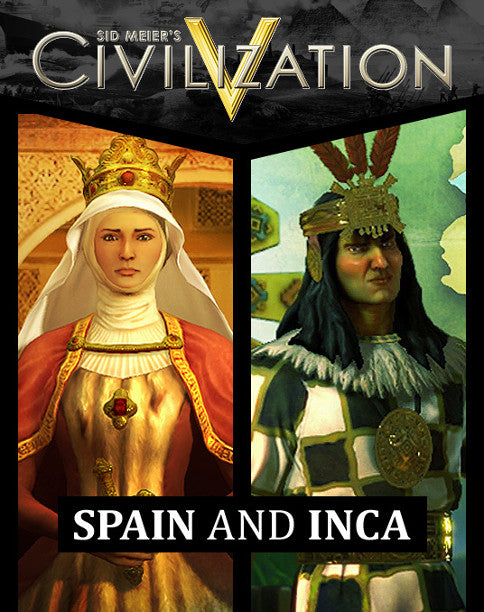 SID MEIER'S CIVLIZATION V - DOUBLE CIVILIZATION AND SCENARIO PACK: SPAIN AND INCA (DLC) - STEAM - PC - EU - Libelula Vesela - Jocuri video