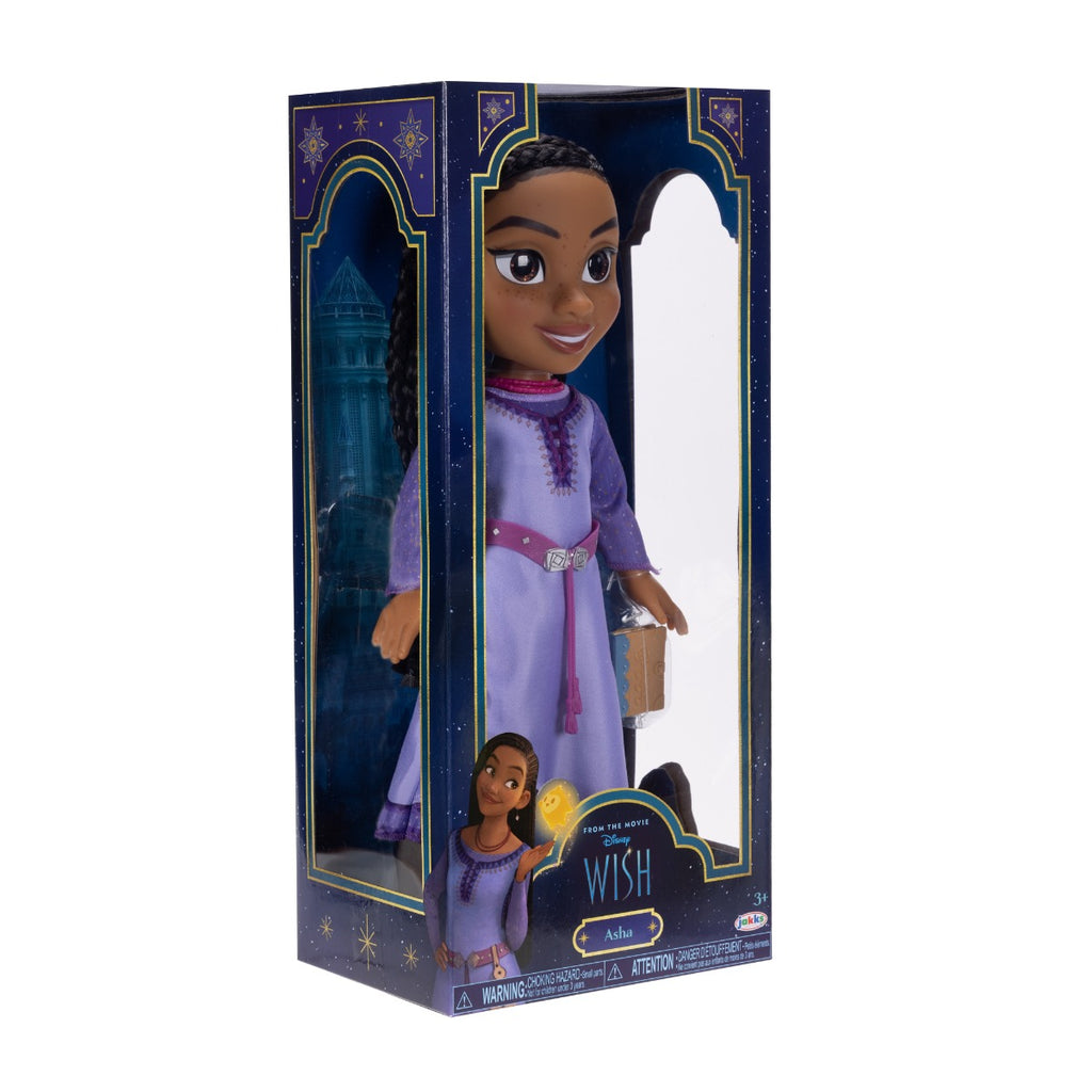 DISNEY WISH - PAPUSA AVENTURIERA ASHA, 38 CM - JAKKS PACIFIC (228424) - Libelula Vesela - Jucarii