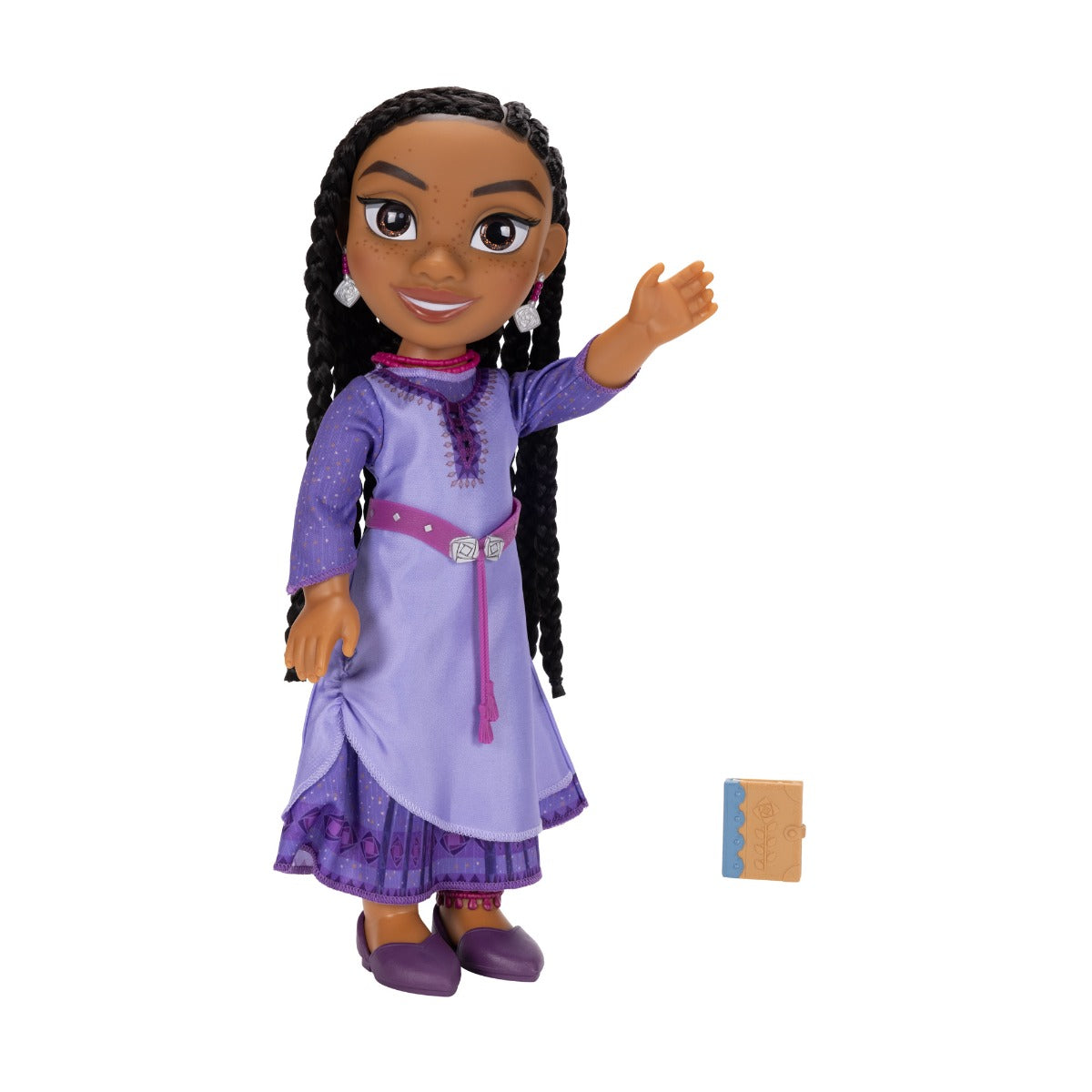 DISNEY WISH - PAPUSA AVENTURIERA ASHA, 38 CM - JAKKS PACIFIC (228424) - Libelula Vesela - Jucarii