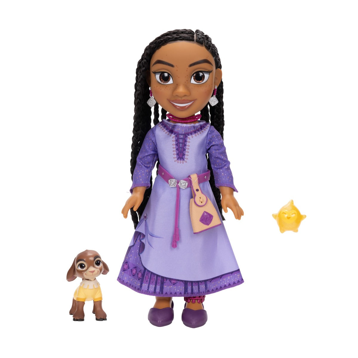 DISNEY WISH - PAPUSA INTERACTIVA CU ACCESORII, ASHA, 38 CM - JAKKS PACIFIC (229984) - Libelula Vesela - Jucarii