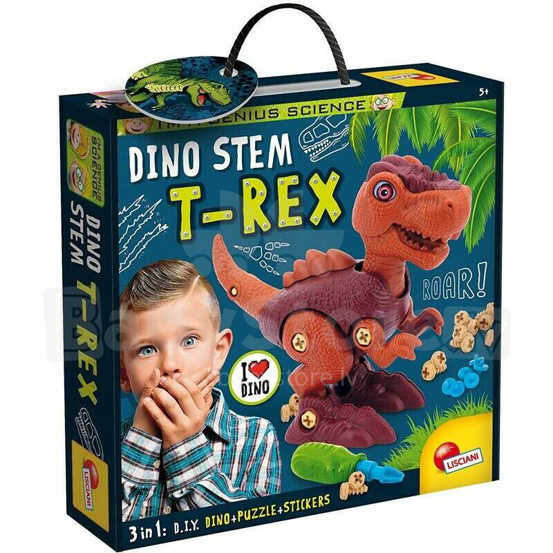 EXPERIMENTELE MICULUI GENIU - SET STEM T-REX - LISCIANI (L92406) - Libelula Vesela - Jucarii