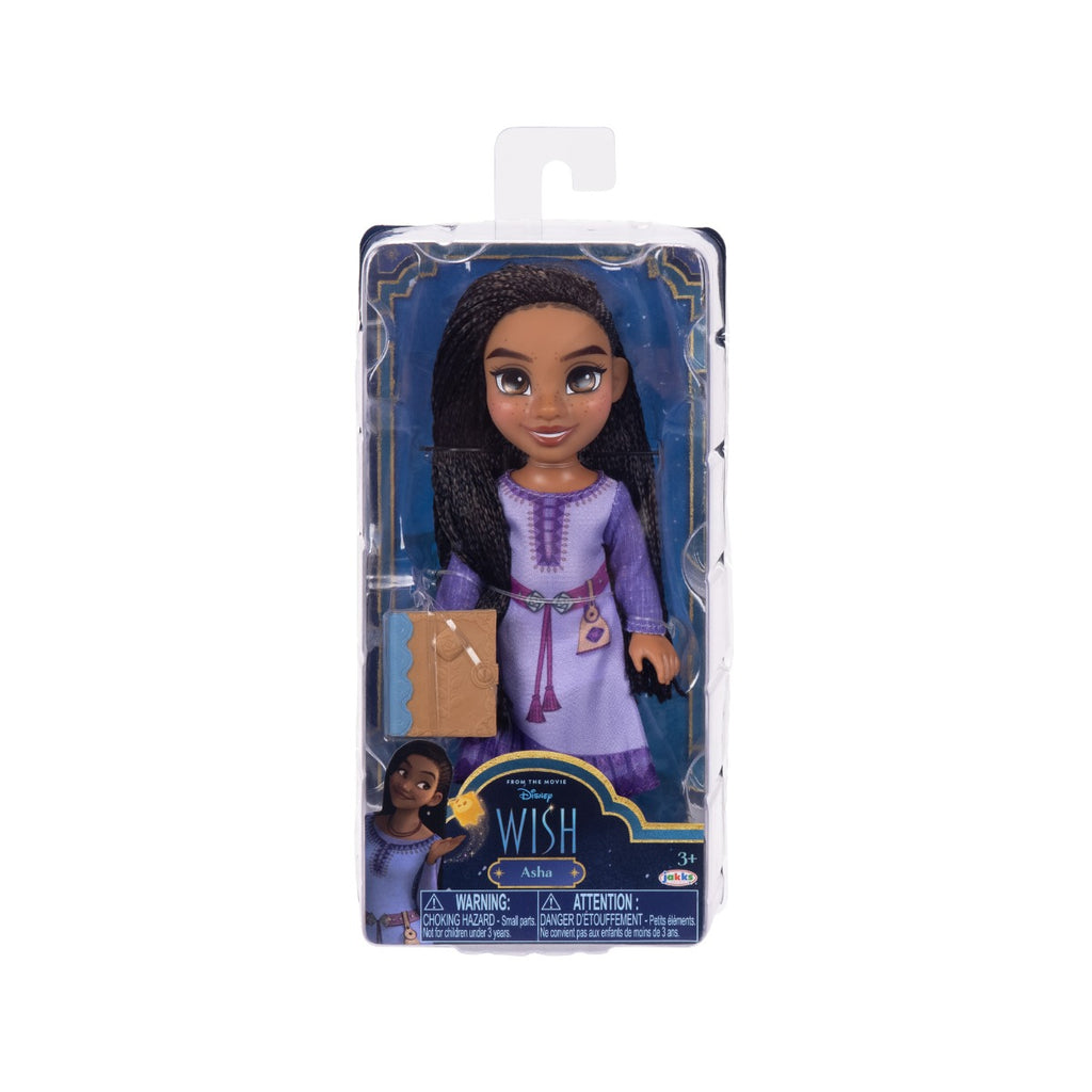 DISNEY WISH - PAPUSA MINI, ASHA, 15 CM - JAKKS PACIFIC (230004) - Libelula Vesela - Jucarii