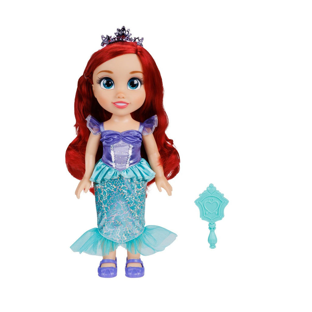 DISNEY PRINCESS - PAPUSA ARIEL, 38CM, DISNEY 100 DRESSES - JAKKS PACIFIC (230124) - Libelula Vesela - Jucarii