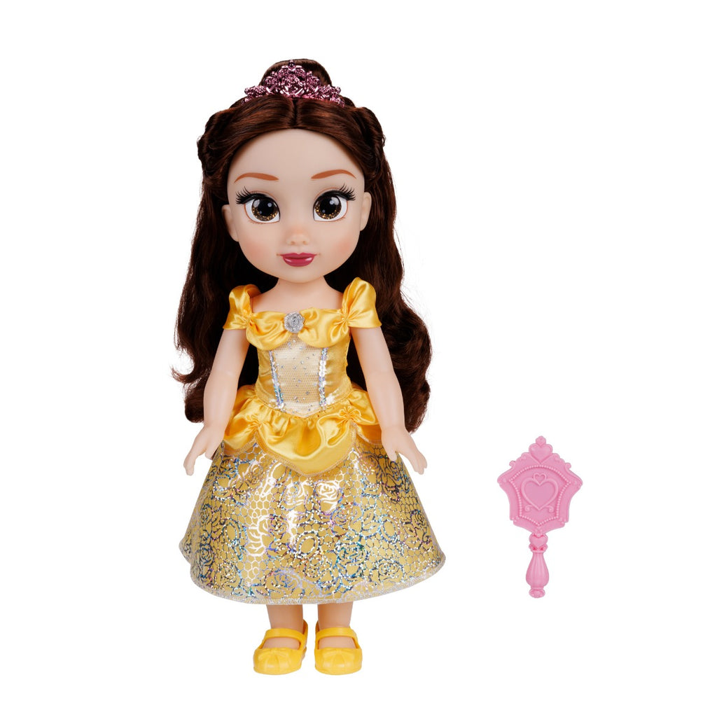 DISNEY PRINCESS - PAPUSA BELLE, 38CM, DISNEY 100 DRESSES - JAKKS PACIFIC (230134) - Libelula Vesela - Jucarii