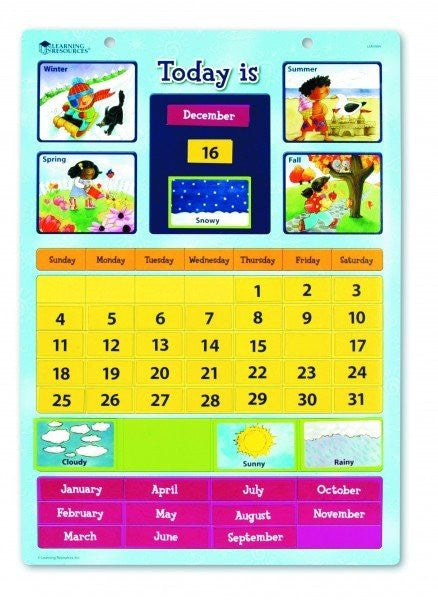 CALENDAR EDUCATIV MAGNETIC (LER0504) - Libelula Vesela - Jucarii