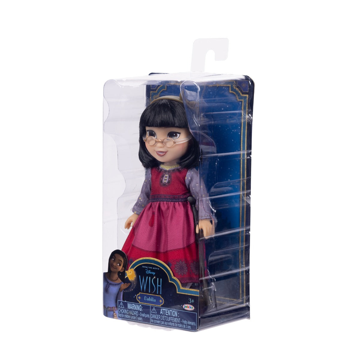 DISNEY WISH - MINI DOLL, DAHLIA, 15 CM - JAKKS PACIFIC (231444)