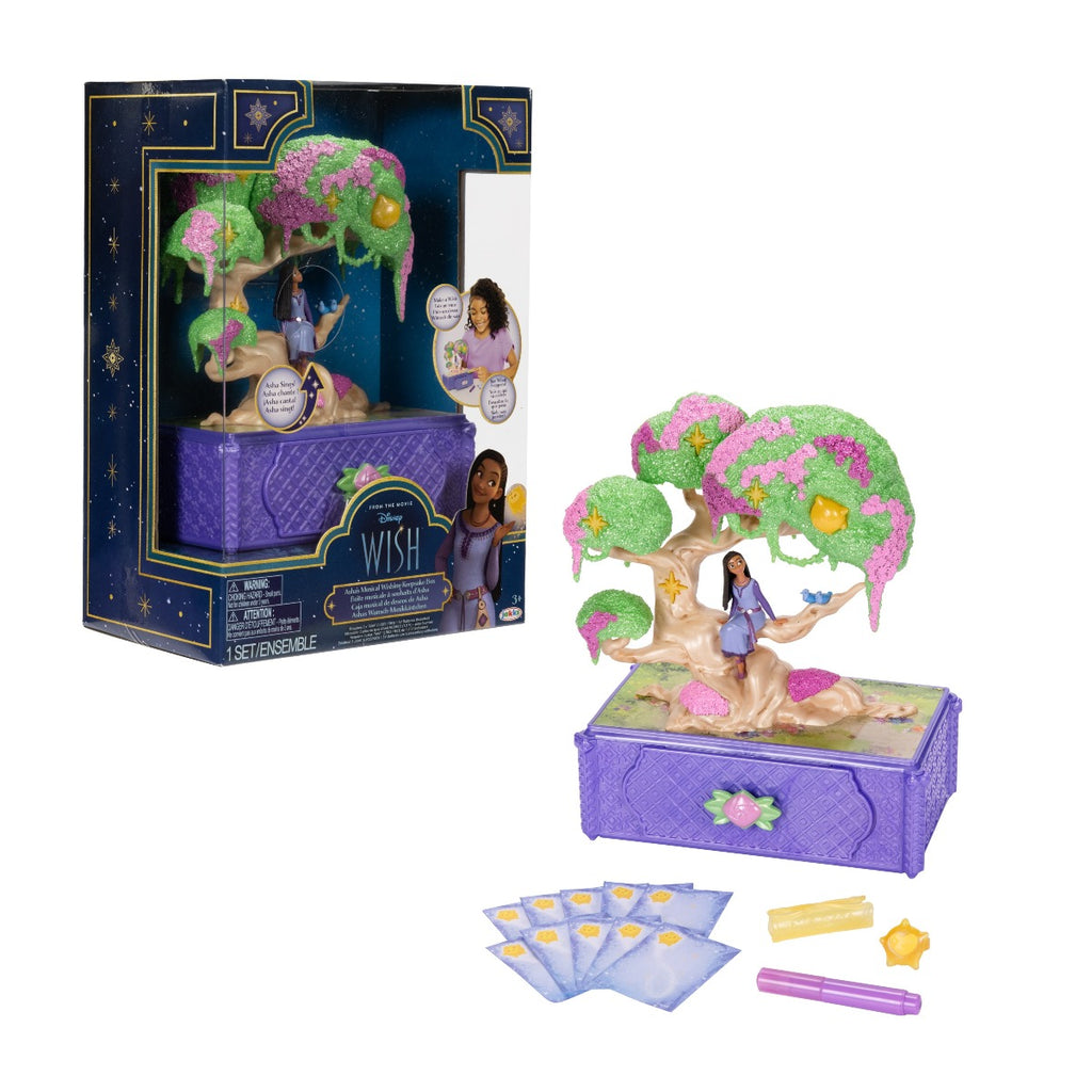DISNEY WISH - COPACUL DORINTELOR, CUTIE DE BIJUTERII CU LUMINI SI SUNETE - JAKKS PACIFIC (231684) - Libelula Vesela - Jucarii