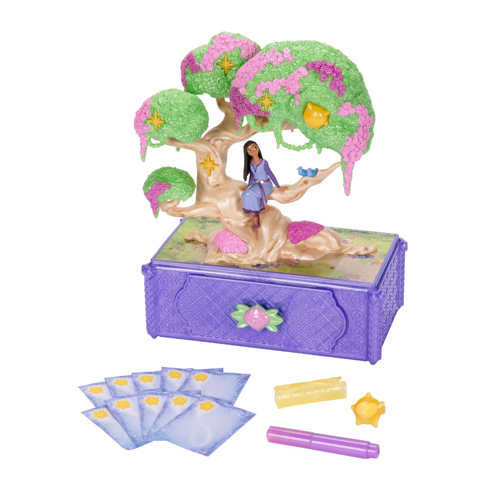 DISNEY WISH - COPACUL DORINTELOR, CUTIE DE BIJUTERII CU LUMINI SI SUNETE - JAKKS PACIFIC (231684) - Libelula Vesela - Jucarii