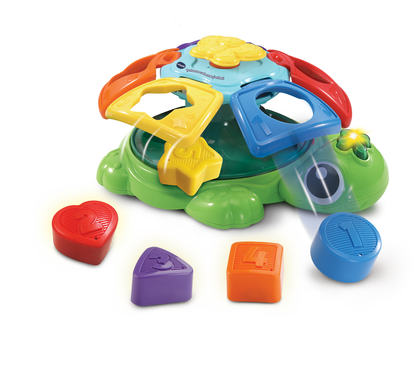 JUCARIE INTERACTIVA VTECH, TESTOASA CU FORME SI CULORI - VTECH (VT602412) - Libelula Vesela - Jucarii