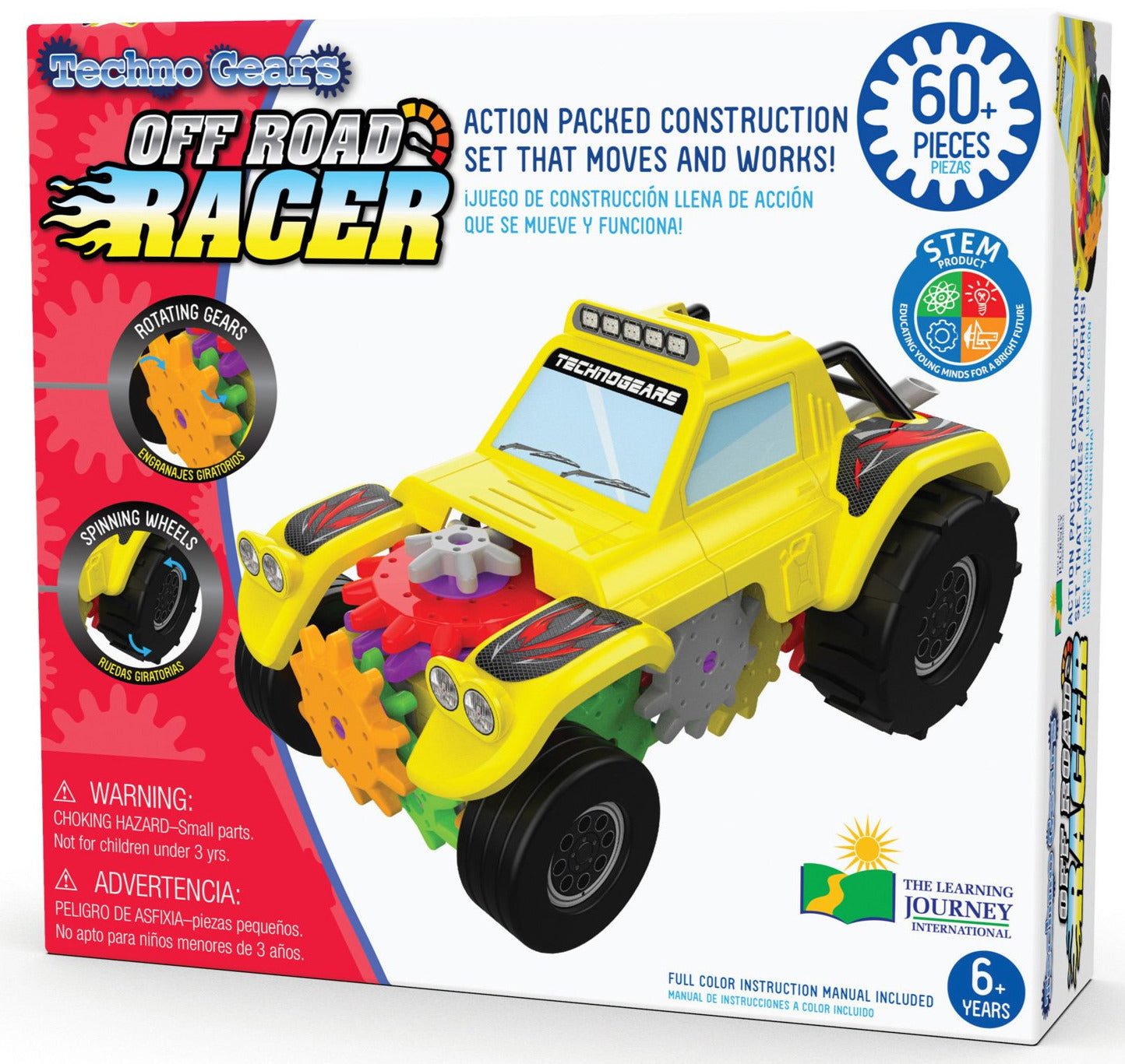 JOC DE CONSTRUCTIE - MASINA OFF ROAD - THE LEARNING JOURNEY (TLJ234563) - Libelula Vesela - Jucarii