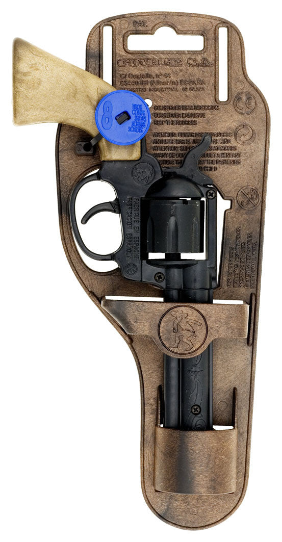 PISTOL COWBOY - PLASTIC (GH3119/6) - Libelula Vesela - Jucarii