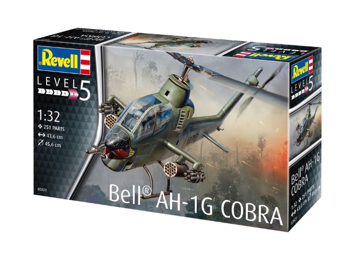 AH-1G COBRA - REVELL (RV03821) - Libelula Vesela - Jucarii