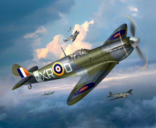 SUPERMARINE SPITFIRE MK II - REVELL (RV3959) - Libelula Vesela - Jucarii