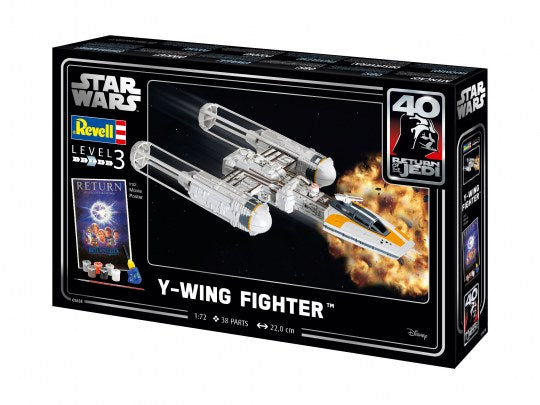 SET MACHETA STAR WARS "Y-WING FIGHTER" - REVELL (RV05658) - Libelula Vesela - Jucarii