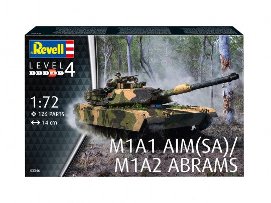 MACHETA M1A2 ABRAMS - REVELL (RV03346) - Libelula Vesela - Jucarii