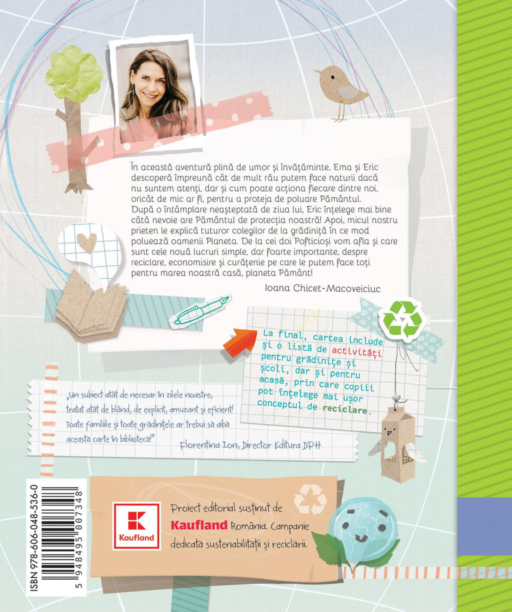 PLANETA E CASA NOASTRA! EMA SI ERIC RECICLEAZA - DPH (978-606-048-536-0) - Libelula Vesela - Jucarii