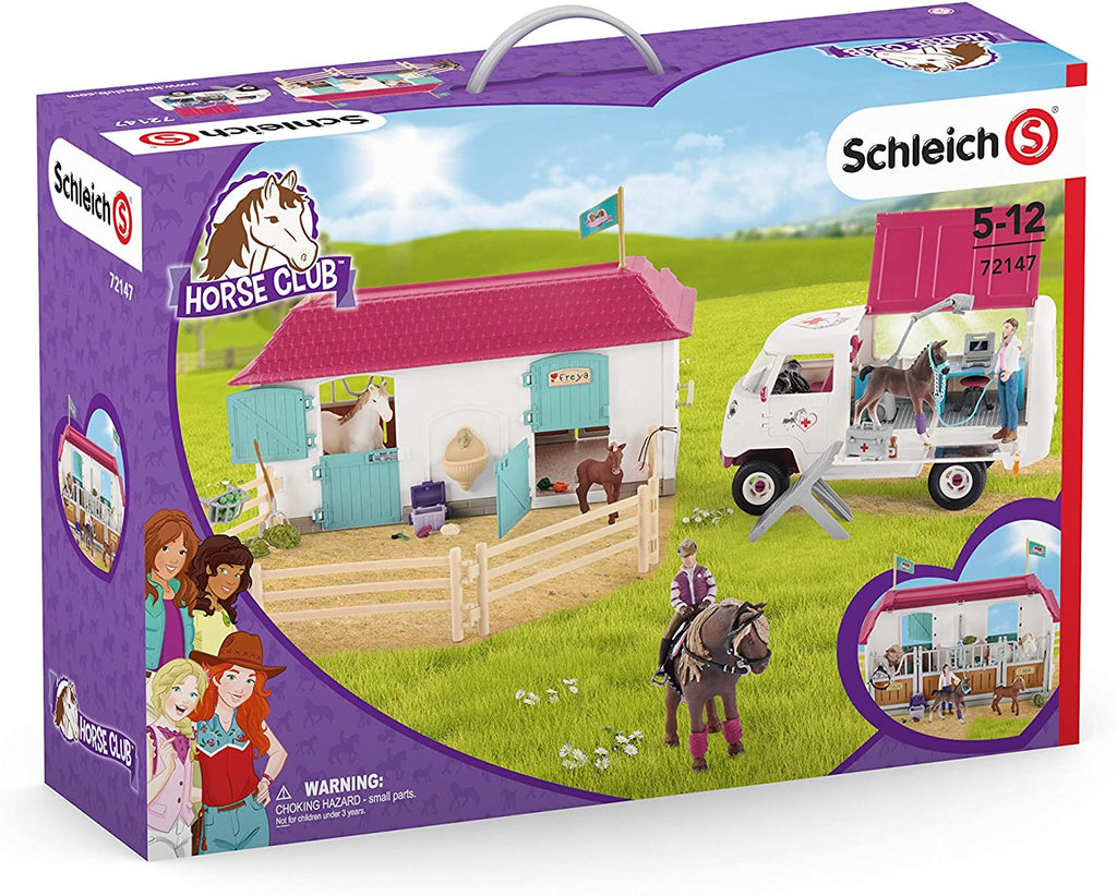 VIZITA VETERINARULUI LA GRAJDURI - SCHLEICH (72147) - Libelula Vesela - Jucarii