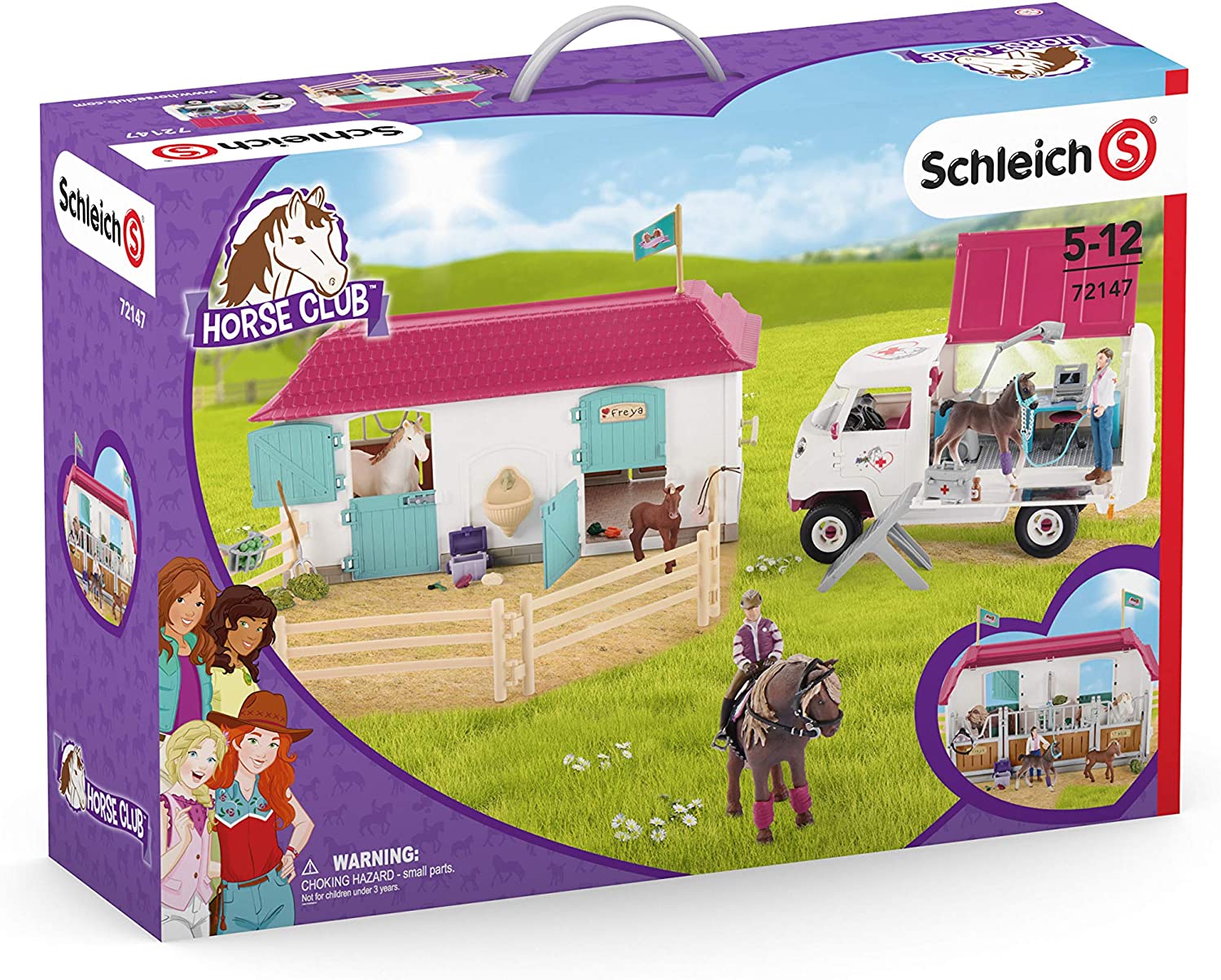 VIZITA VETERINARULUI LA GRAJDURI - SCHLEICH (72147) - Libelula Vesela - Jucarii