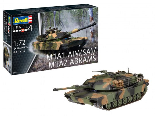 MACHETA M1A2 ABRAMS - REVELL (RV03346) - Libelula Vesela - Jucarii