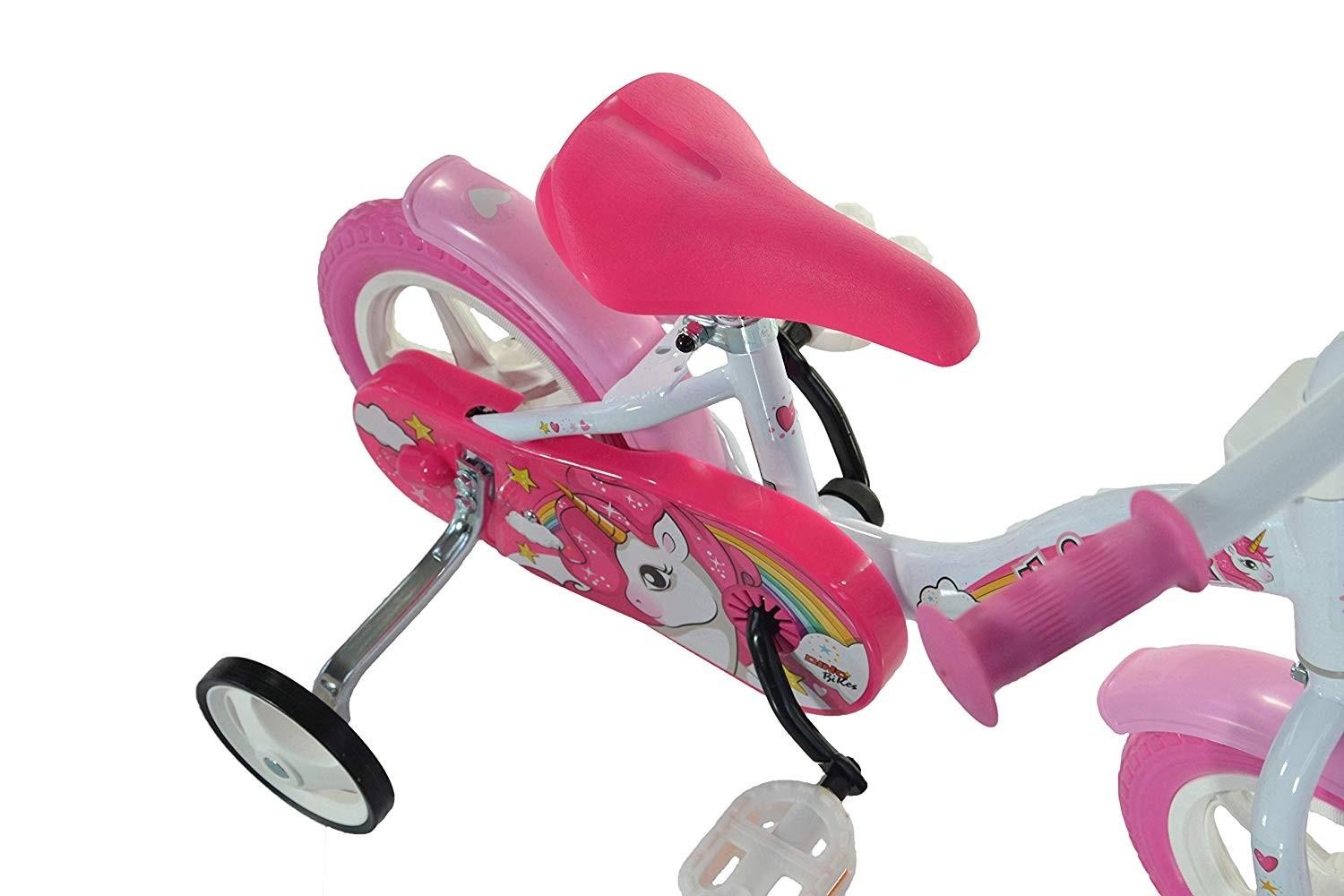 BICICLETA COPII 10'' - UNICORN - DINO BIKES (108L-UN) - Libelula Vesela - Jucarii