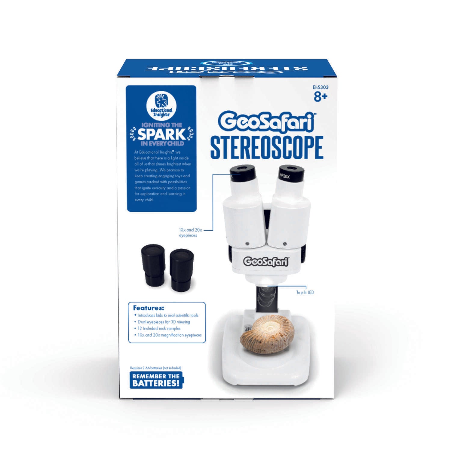 GEOSAFARI - STEREOMICROSCOP - EDUCATIONAL INSIGHTS (EI-5303) - Libelula Vesela - Jucarii