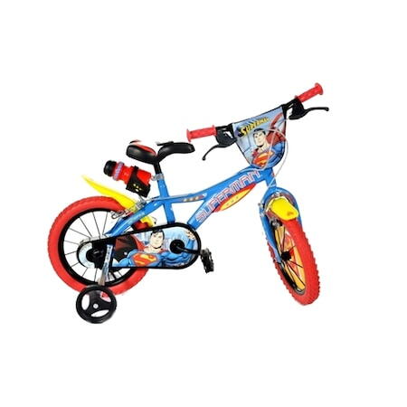 BICICLETA COPII 14" SUPERMAN - DINO BIKES (614-SM) - Libelula Vesela - Jucarii