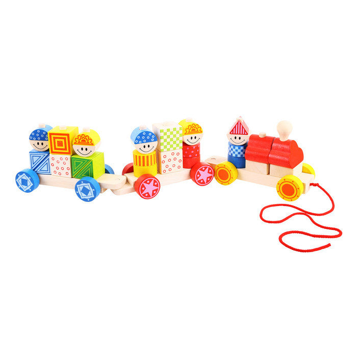 TRENULETUL COLORAT CU FORME (BB037) - Libelula Vesela - Jucarii